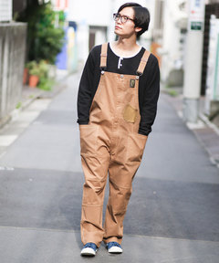 ストレッチピケオーバーオール