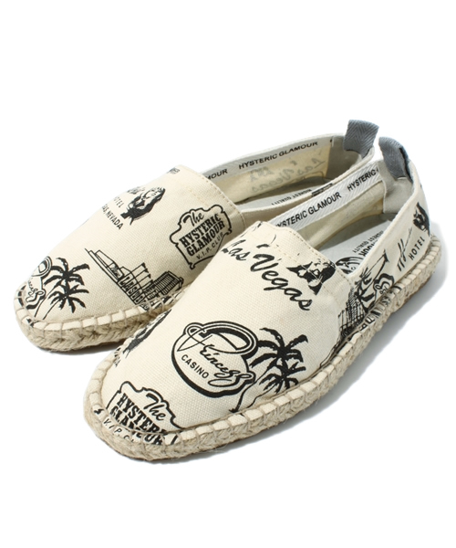 HYSTERIC GLAMOUR（ヒステリックグラマー）の「FABULOUS総柄 エスパドリーユ（サンダル・レディース・ホワイト系その他/イエロー系その他/レッド系その他/ブルー系その他・23.5cm/24.5cm）」の2枚目の写真