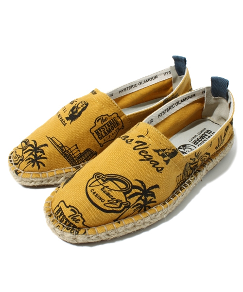 HYSTERIC GLAMOUR（ヒステリックグラマー）の「FABULOUS総柄 エスパドリーユ（サンダル・レディース・ホワイト系その他/イエロー系その他/レッド系その他/ブルー系その他・23.5cm/24.5cm）」の4枚目の写真