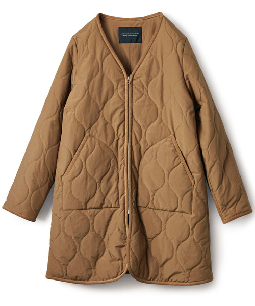 Sunny clouds（サニークラウズ）の「ＳＵＮＮＹ　ＣＬＯＵＤＳ　ノーカラーのキルトコート（ノーカラーコート・レディース・ベージュ/ブラック・NM/MEDIUM/LARGE/X-LARGE/XX-LARGE）」の19枚目の写真