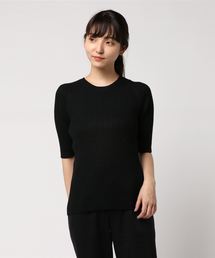 AMERICAN HOLIC | ・5分袖クルーネックプルオーバー＊(ニット/セーター)