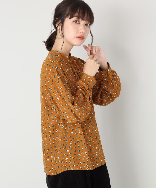 LOWRYS FARM(ローリーズファーム)の「ハナガラスタンドブラウス 815217(シャツ/ブラウス・レディース・ブラック/ネイビー/イエロー・MEDIUM/LARGE)」の14枚目の写真