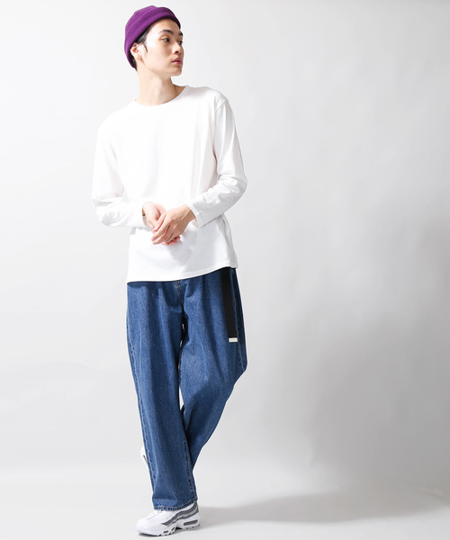 WEGO(ウィゴー)の「WEGO/USAコットンクルーネックカットソー(Tシャツ/カットソー・メンズ・ホワイト/ブラック/カーキ/ワイン・SMALL/MEDIUM/LARGE)」の14枚目の写真
