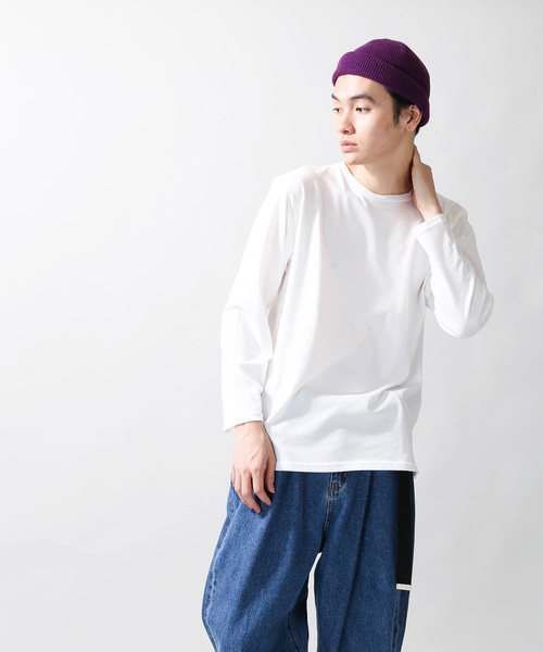 WEGO(ウィゴー)の「WEGO/USAコットンクルーネックカットソー(Tシャツ/カットソー・メンズ・ホワイト/ブラック/カーキ/ワイン・SMALL/MEDIUM/LARGE)」の16枚目の写真