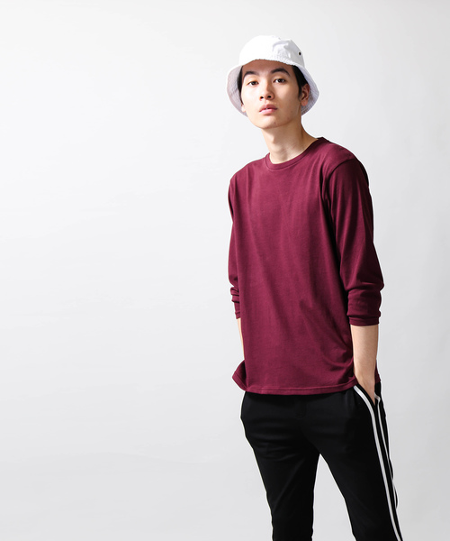 WEGO(ウィゴー)の「WEGO/USAコットンクルーネックカットソー(Tシャツ/カットソー・メンズ・ホワイト/ブラック/カーキ/ワイン・SMALL/MEDIUM/LARGE)」の22枚目の写真