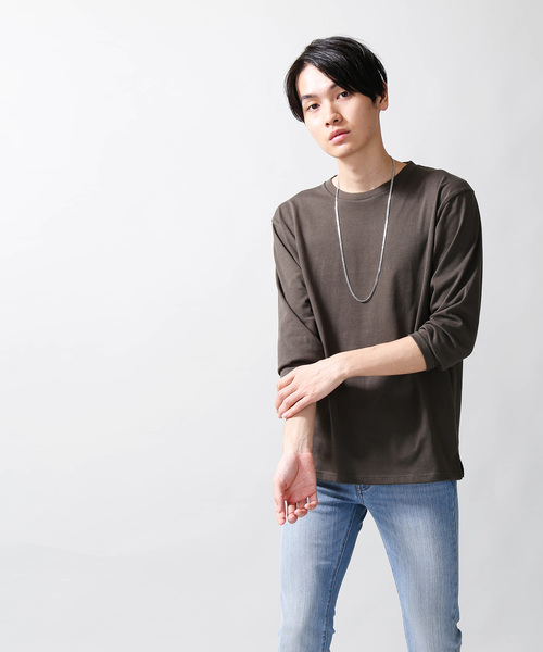 WEGO(ウィゴー)の「WEGO/USAコットンクルーネックカットソー(Tシャツ/カットソー・メンズ・ホワイト/ブラック/カーキ/ワイン・SMALL/MEDIUM/LARGE)」の20枚目の写真