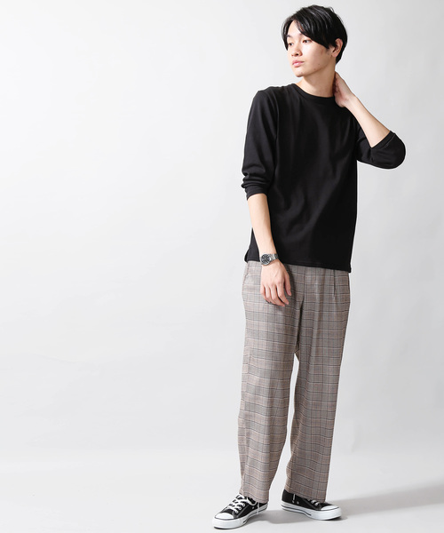 WEGO(ウィゴー)の「WEGO/USAコットンクルーネックカットソー(Tシャツ/カットソー・メンズ・ホワイト/ブラック/カーキ/ワイン・SMALL/MEDIUM/LARGE)」の10枚目の写真