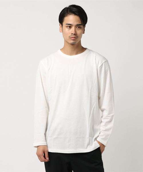 WEGO(ウィゴー)の「WEGO/USAコットンクルーネックカットソー(Tシャツ/カットソー・メンズ・ホワイト/ブラック/カーキ/ワイン・SMALL/MEDIUM/LARGE)」の7枚目の写真