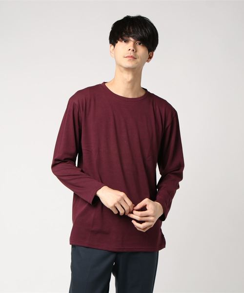 WEGO(ウィゴー)の「WEGO/USAコットンクルーネックカットソー(Tシャツ/カットソー・メンズ・ホワイト/ブラック/カーキ/ワイン・SMALL/MEDIUM/LARGE)」の9枚目の写真