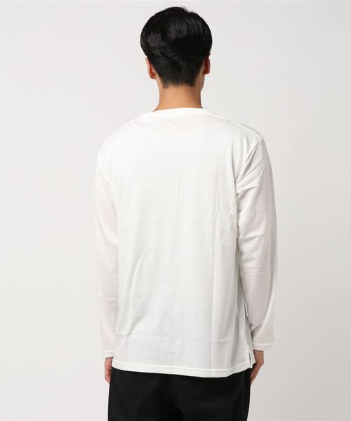 WEGO(ウィゴー)の「WEGO/USAコットンクルーネックカットソー(Tシャツ/カットソー・メンズ・ホワイト/ブラック/カーキ/ワイン・SMALL/MEDIUM/LARGE)」の6枚目の写真
