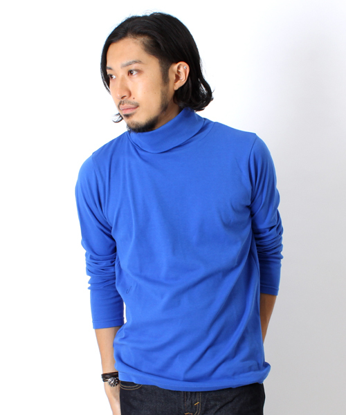 BEAMS(ビームス)の「◎BEAMS / SL スムース タートルネック(Tシャツ/カットソー・メンズ・ブラック/オレンジ/ブルー・SMALL/MEDIUM/LARGE)」の3枚目の写真