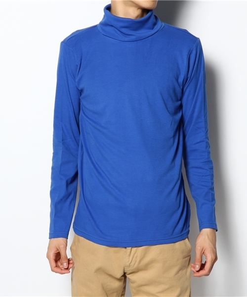 BEAMS(ビームス)の「◎BEAMS / SL スムース タートルネック(Tシャツ/カットソー・メンズ・ブラック/オレンジ/ブルー・SMALL/MEDIUM/LARGE)」の9枚目の写真