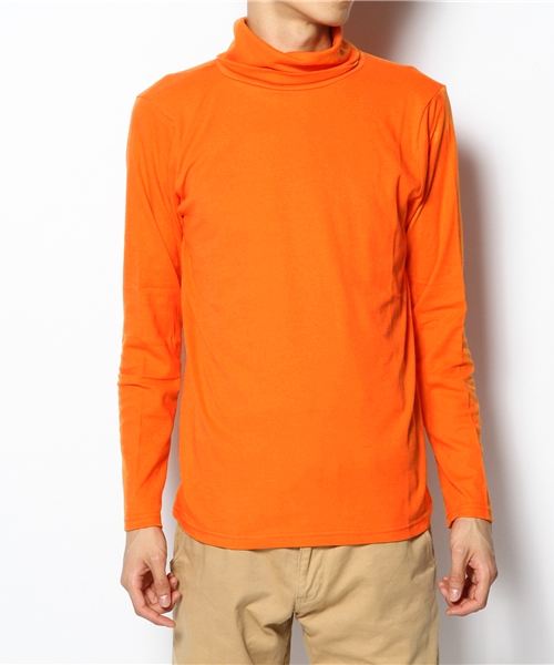 BEAMS(ビームス)の「◎BEAMS / SL スムース タートルネック(Tシャツ/カットソー・メンズ・ブラック/オレンジ/ブルー・SMALL/MEDIUM/LARGE)」の10枚目の写真