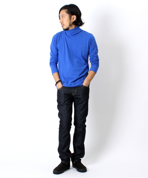 BEAMS(ビームス)の「◎BEAMS / SL スムース タートルネック(Tシャツ/カットソー・メンズ・ブラック/オレンジ/ブルー・SMALL/MEDIUM/LARGE)」の13枚目の写真
