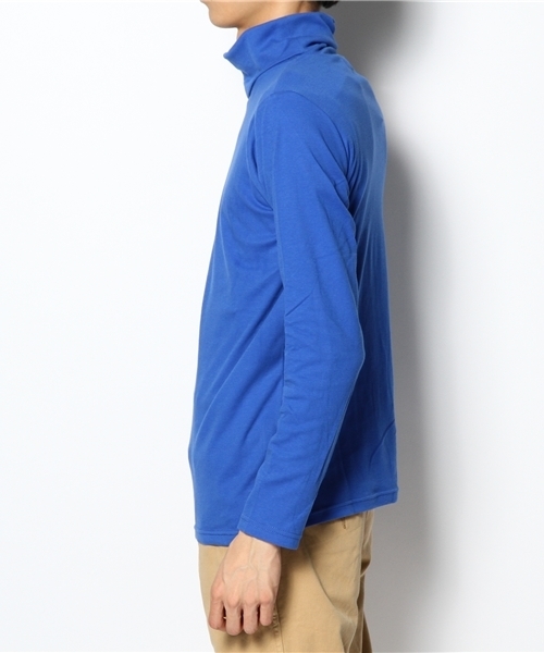 BEAMS(ビームス)の「◎BEAMS / SL スムース タートルネック(Tシャツ/カットソー・メンズ・ブラック/オレンジ/ブルー・SMALL/MEDIUM/LARGE)」の4枚目の写真