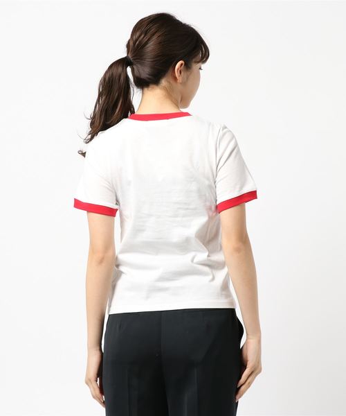 jouetie(ジュエティ)の「年号トリムTシャツ(Tシャツ/カットソー・レディース・ブラック/イエロー/オフホワイト・MEDIUM)」の4枚目の写真