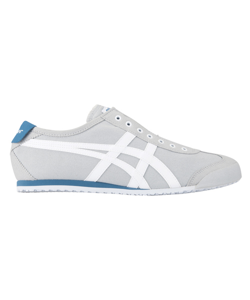 Onitsuka Tiger（オニツカタイガー）の「MEXICO 66 SLIP-ON / メキシコ 66 スリッポン（スリッポン・レディース・ホワイト×グリーン/ホワイト×ブルー/ホワイト系その他/グレー×ホワイト/オフホワイト/ホワイト系その他2/ホワイト系その他3/レッド/クリーム/ミント/サーモンピンク/ブラウン系その他/ピンク/グレー系その他/レッド系その他/ウッド/ベージュ系その他/ホワイト×ゴールド/ライトグレー/ホワイト系その他4/ベージュ系その他2/ホワイト×ブラウン/ホワイト×レッド/ホワイト×イエロー/ホワイト系その他5/グレー系その他2/ベージュ系その他3/ネイビー×ホワイト/ベージュ系その他4/ホワイト系その他6/ホワイト×ホワイト/ベージュ系その他5/ブラック×ブラック/ベージュ系6/ベージュ系その他7/ベージュ系その他6/ホワイト系その他7/ベージュ系8/ベージュ系5・23/24/25/26/27/28/25.5/26.5/27.5/22.5/24.5/23.5/28.5/29/31/30）」の19枚目の写真