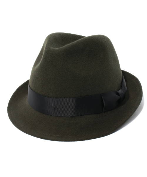 BEAMS(ビームス)の「□【WEB限定】 BEAMS / フェルトHAT 13FW(ハット・メンズ・グレー/ブラック/ベージュ/ワイン/オリーブ/ネイビー・ONE SIZE)」の15枚目の写真