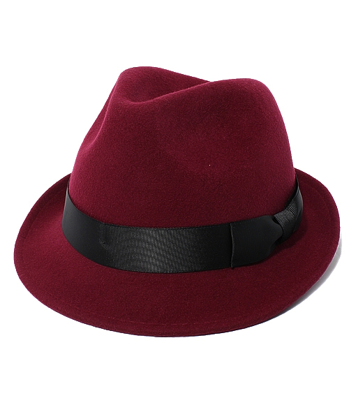 BEAMS(ビームス)の「□【WEB限定】 BEAMS / フェルトHAT 13FW(ハット・メンズ・グレー/ブラック/ベージュ/ワイン/オリーブ/ネイビー・ONE SIZE)」の16枚目の写真