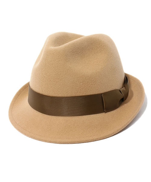 BEAMS(ビームス)の「□【WEB限定】 BEAMS / フェルトHAT 13FW(ハット・メンズ・グレー/ブラック/ベージュ/ワイン/オリーブ/ネイビー・ONE SIZE)」の4枚目の写真