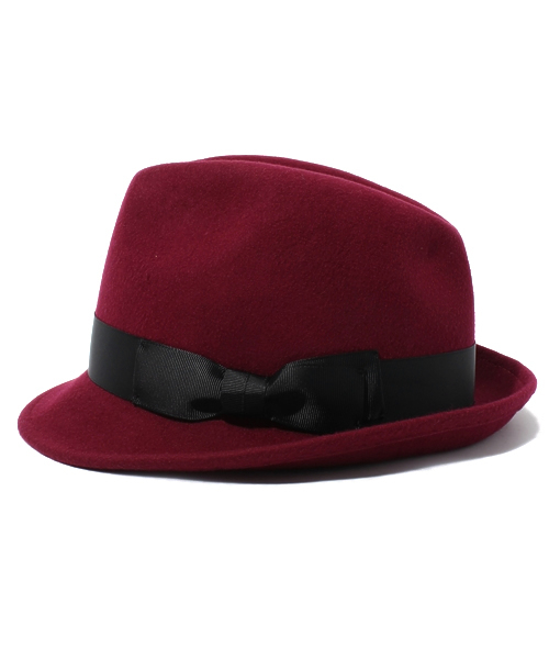 BEAMS(ビームス)の「□【WEB限定】 BEAMS / フェルトHAT 13FW(ハット・メンズ・グレー/ブラック/ベージュ/ワイン/オリーブ/ネイビー・ONE SIZE)」の7枚目の写真