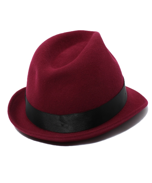 BEAMS(ビームス)の「□【WEB限定】 BEAMS / フェルトHAT 13FW(ハット・メンズ・グレー/ブラック/ベージュ/ワイン/オリーブ/ネイビー・ONE SIZE)」の8枚目の写真