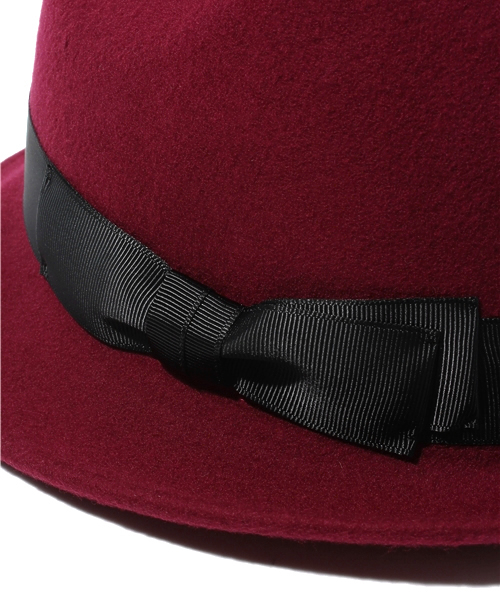 BEAMS(ビームス)の「□【WEB限定】 BEAMS / フェルトHAT 13FW(ハット・メンズ・グレー/ブラック/ベージュ/ワイン/オリーブ/ネイビー・ONE SIZE)」の9枚目の写真