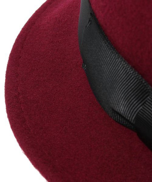 BEAMS(ビームス)の「□【WEB限定】 BEAMS / フェルトHAT 13FW(ハット・メンズ・グレー/ブラック/ベージュ/ワイン/オリーブ/ネイビー・ONE SIZE)」の10枚目の写真