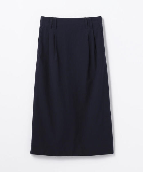 GALERIE VIE（ギャルリー ヴィー）の「コンパクトコットン Iラインイージースカート（スカート・レディース・チャコールグレー/ブラウン系その他/ダークブルー・36/32）」の3枚目の写真