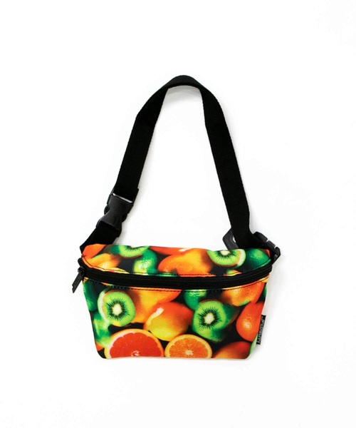 go slow caravan（ゴースローキャラバン）の「FYDELITY/フィデリティー 　PRINTED BUM BAG（ショルダーバッグ・レディース・チャコールグレー/ベージュ/ライトグリーン/ライトイエロー/ピンク/レッド/オレンジ系その他/オレンジ系その他2/カモフラージュ/その他/その他1/その他3/カラフル/チェック/その他2/ライトベージュ・FREE）」の5枚目の写真