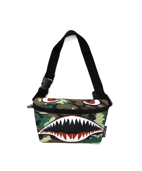 go slow caravan（ゴースローキャラバン）の「FYDELITY/フィデリティー 　PRINTED BUM BAG（ショルダーバッグ・レディース・チャコールグレー/ベージュ/ライトグリーン/ライトイエロー/ピンク/レッド/オレンジ系その他/オレンジ系その他2/カモフラージュ/その他/その他1/その他3/カラフル/チェック/その他2/ライトベージュ・FREE）」の11枚目の写真