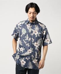 GO BAREFOOT / フラワープリント プルオーバーシャツ <MEN>
