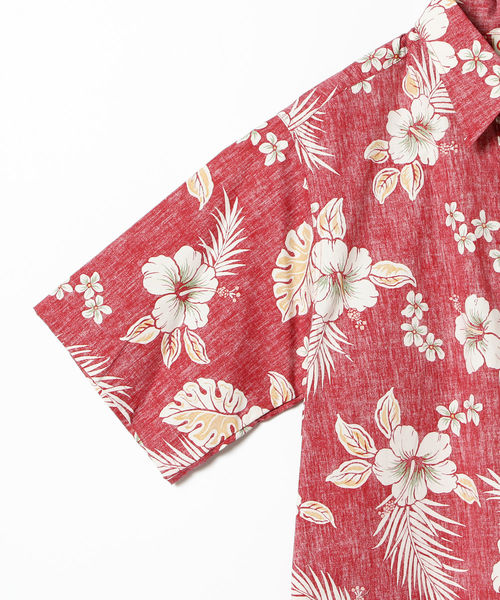 fennica(フェニカ)の「GO BAREFOOT / フラワープリント プルオーバーシャツ <MEN>(シャツ/ブラウス・メンズ・ネイビー/レッド・MEDIUM/SMALL)」の9枚目の写真