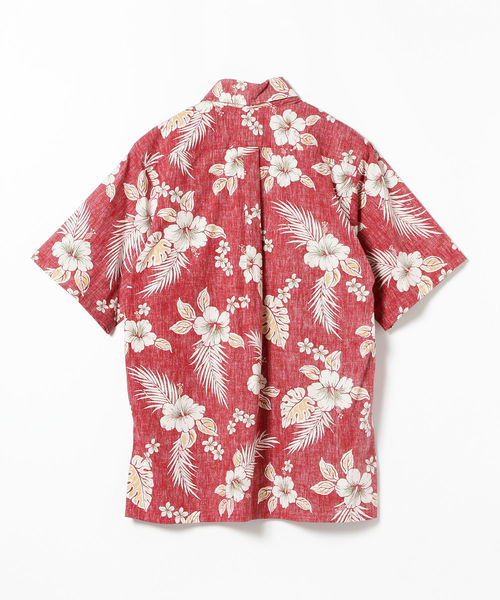fennica(フェニカ)の「GO BAREFOOT / フラワープリント プルオーバーシャツ <MEN>(シャツ/ブラウス・メンズ・ネイビー/レッド・MEDIUM/SMALL)」の6枚目の写真