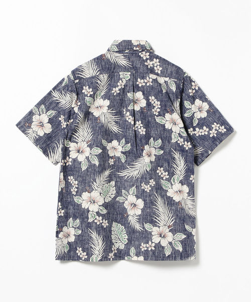 fennica(フェニカ)の「GO BAREFOOT / フラワープリント プルオーバーシャツ <MEN>(シャツ/ブラウス・メンズ・ネイビー/レッド・MEDIUM/SMALL)」の7枚目の写真