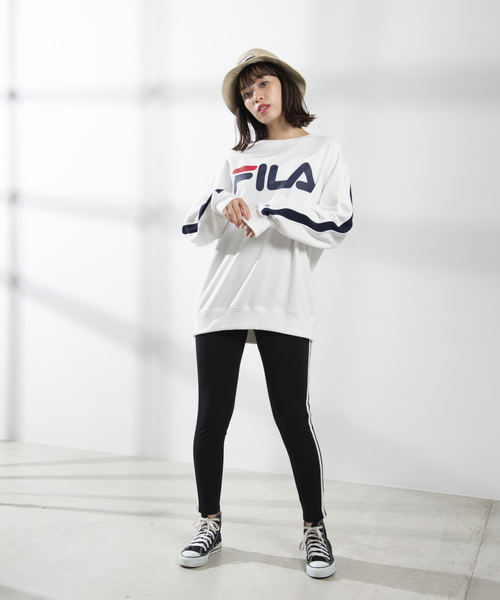 FILA（フィラ）の「∴WEGO/FILA別注ラインプルオーバー（スウェット