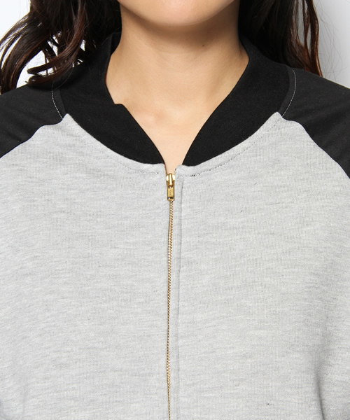 MYSELF ABAHOUSE(マイセルフアバハウス)の「コンビスタジャン7分袖(ブルゾン・レディース・アイボリー/グレー/ブラック・FREE)」の9枚目の写真