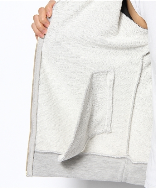 MYSELF ABAHOUSE(マイセルフアバハウス)の「コンビスタジャン7分袖(ブルゾン・レディース・アイボリー/グレー/ブラック・FREE)」の4枚目の写真