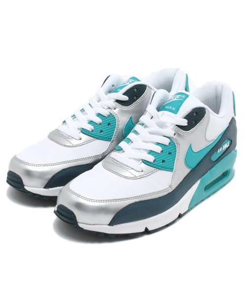 NIKE(ナイキ)の「ナイキ エアマックス エッセンシャル NIKE WMNS AIR MAX 90 ESSENTIAL 616730(スニーカー・レディース・ホワイト/パープル/バーガンディー・27.5cm/28cm/28.5cm/23.5cm/24cm/24.5cm/23cm)」の2枚目の写真