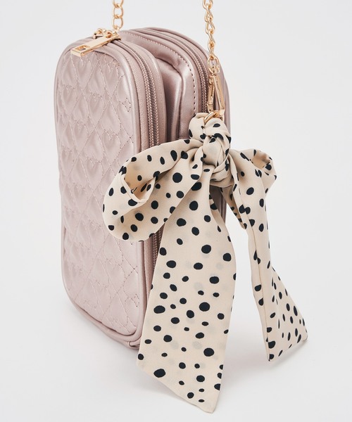 one after another NICE CLAUP(ワンアフターアナザーナイスクラップ)の「ハートキルトお財布ショルダーバッグ(ショルダーバッグ・レディース・アイボリー/ブラック/モカ/ピンク系その他・FREE)」の9枚目の写真