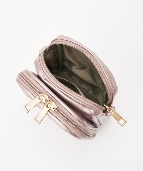 one after another NICE CLAUP(ワンアフターアナザーナイスクラップ)の「ハートキルトお財布ショルダーバッグ(ショルダーバッグ・レディース・アイボリー/ブラック/モカ/ピンク系その他・FREE)」の15枚目の写真