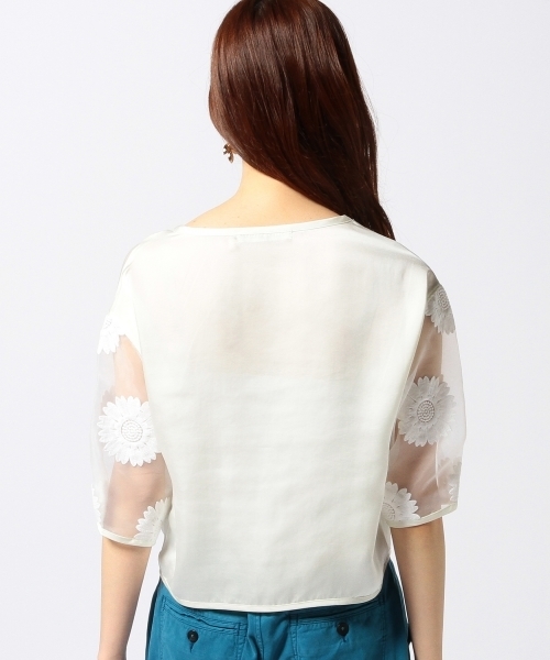 Another Edition（アナザーエディション）の「AE FLW LACE SL PO ◆（シャツ/ブラウス・レディース・ホワイト/オレンジ・フリー）」の10枚目の写真