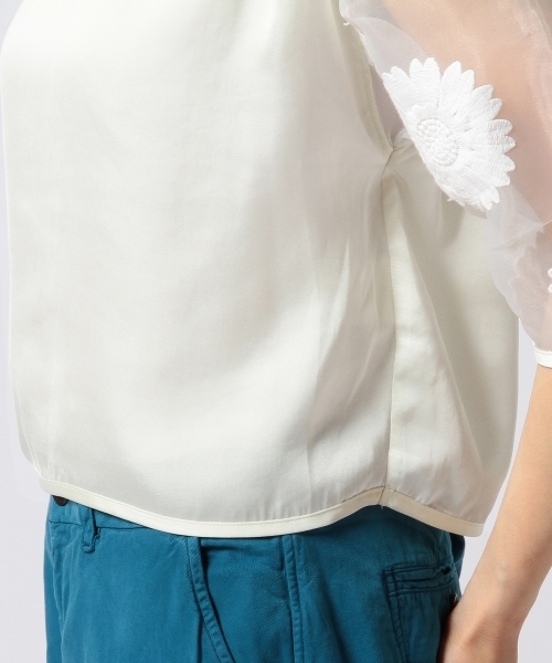 Another Edition（アナザーエディション）の「AE FLW LACE SL PO ◆（シャツ/ブラウス・レディース・ホワイト/オレンジ・フリー）」の15枚目の写真