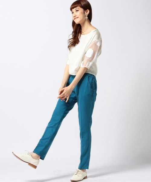 Another Edition（アナザーエディション）の「AE FLW LACE SL PO ◆（シャツ/ブラウス・レディース・ホワイト/オレンジ・フリー）」の12枚目の写真