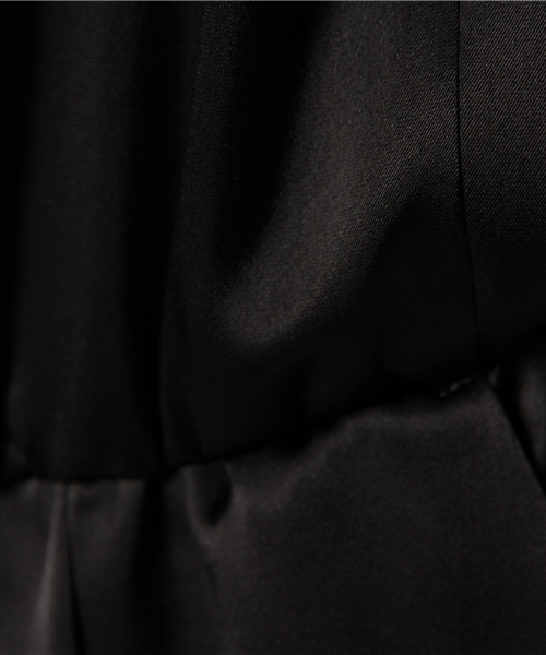 BEAUTY&YOUTH UNITED ARROWS（ビューティーアンドユースユナイテッドアローズ）の「BYDT サテンオールインワン ◆（つなぎ/オールインワン・レディース・ブラック/ネイビー・フリー）」の6枚目の写真