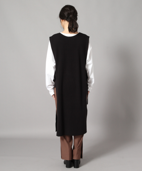 LOWRYS FARM（ローリーズファーム）の「サイドムスビワンピース　846885（ワンピース・レディース・ブラック/ブラウン/ベージュ・FREE）」の7枚目の写真