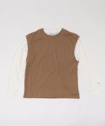 GLOBAL WORK | 【ジュニア】ベストツキレイヤード/844070(Tシャツ/カットソー)