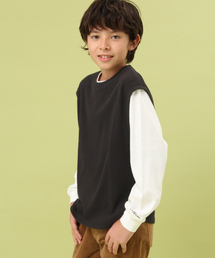 GLOBAL WORK | 【ジュニア】ベストツキレイヤード/844070(Tシャツ/カットソー)