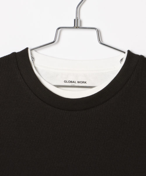 GLOBAL WORK(グローバルワーク)の「【ジュニア】ベストツキレイヤード/844070(Tシャツ/カットソー・キッズ・ブラック/ベージュ・MEDIUM/LARGE)」の15枚目の写真