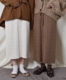 PairPair | ケーブルニットナロースカート(スカート)